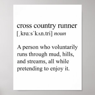 Cross Country Runner Definition, Xc Running Poster