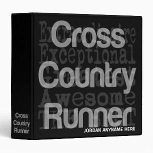Cross Country Runner Extraordinaire CUSTOM Binder