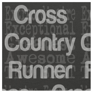 Cross Country Runner Extraordinaire Fabric