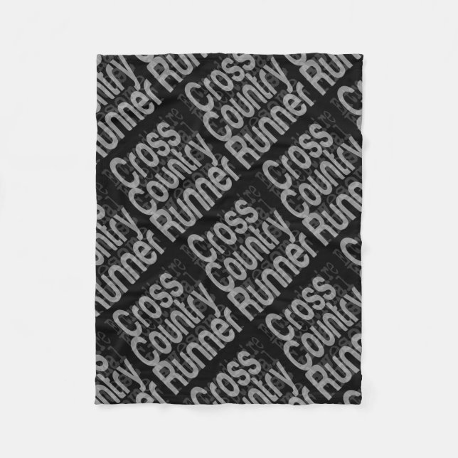 Cross Country Runner Extraordinaire Fleece Blanket (Front)