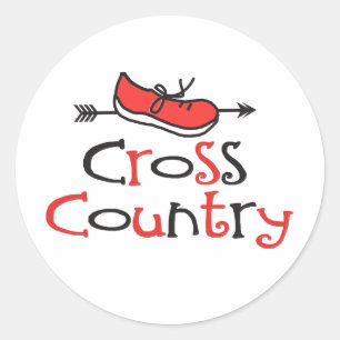 Cross Country Runner © Stickers Symbole de Chaussu
