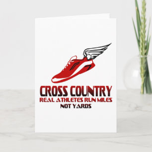 Cross Country Running Card