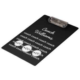 Cross Country Running Coach Personalized Clipboard