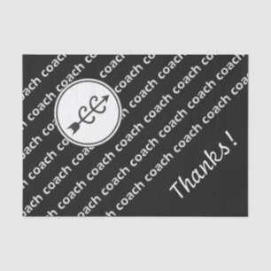 Cross Country Running Coach Tissue Paper