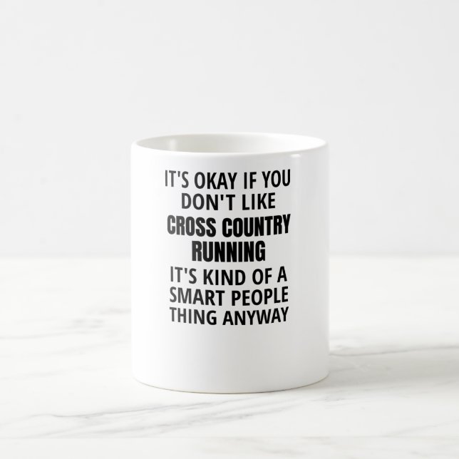 Cross Country Running Gift XC Cross Country Runner Coffee Mug (Center)