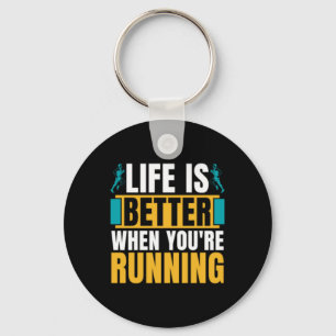 Cross Country Running Life Is Better When Athletic Keychain