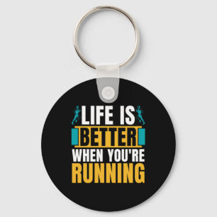 Cross Country Running Life Is Better When Athletic Keychain