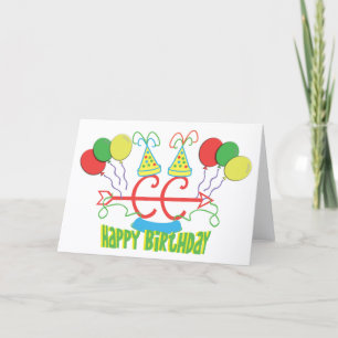 Cross Country Running thème carte d'anniversaire