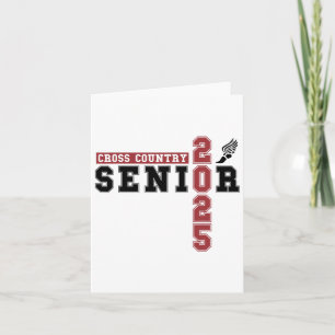 Cross Country Senior Night Senior 2025 Graduation  Card
