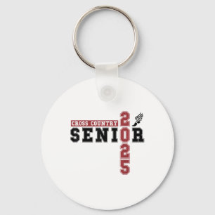 Cross Country Senior Night Senior 2025 Graduation  Keychain