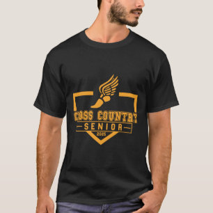 Cross Country Senior Night Senior 2025 Graduation  T-Shirt