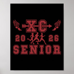 Cross Country Senior Night Xc Senior 2026 Graduati Poster