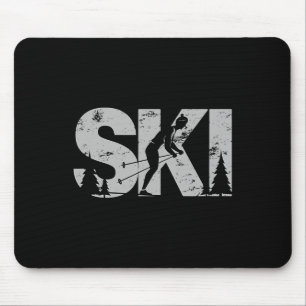Cross Country Ski Cool Skiing Nordic Skier Gift Wo Mouse Pad