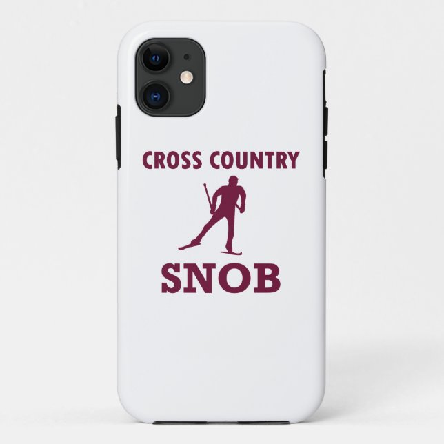 Cross Country Ski Snob Case-Mate iPhone Case (Back)