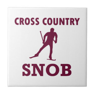 Cross Country Ski Snob Tile