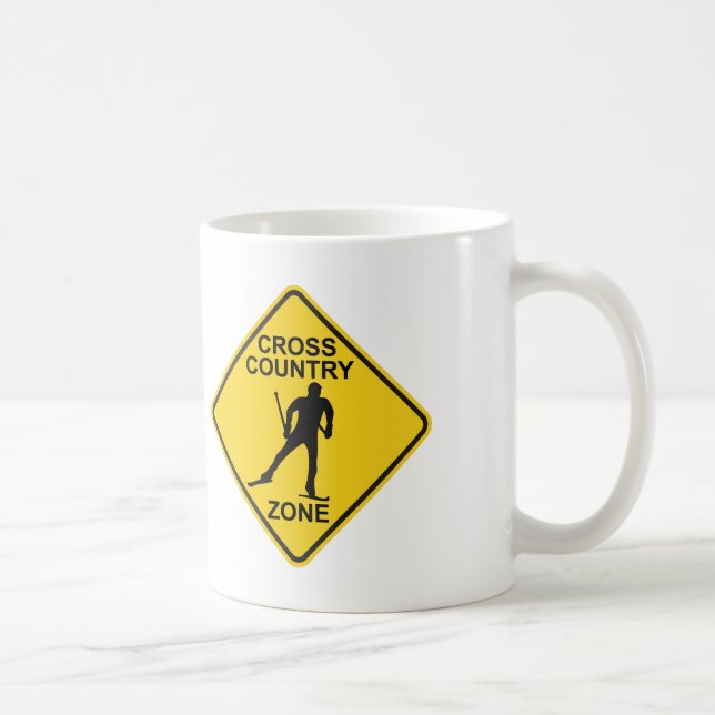 Cross Country Ski Zone Coffee Mug (Right)
