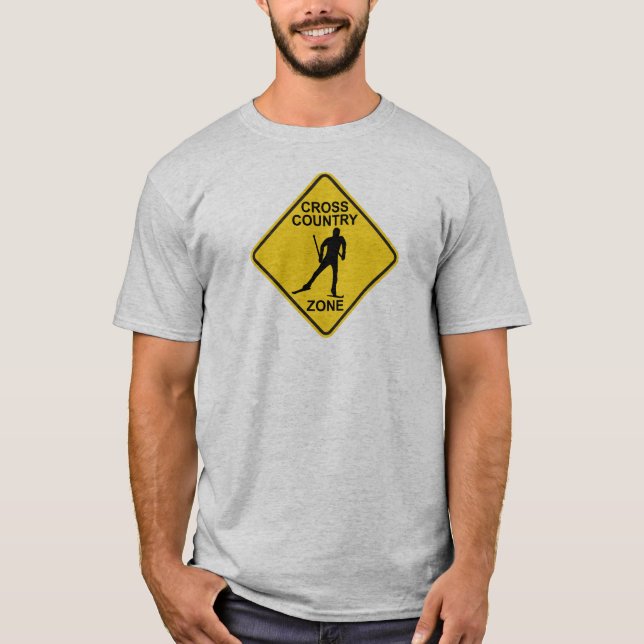 Cross Country Ski Zone T-Shirt (Front)