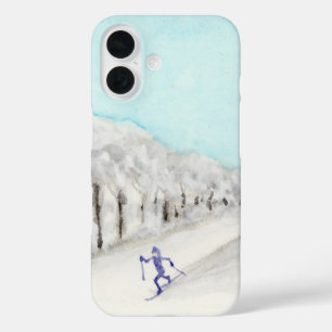 Cross Country Skier iPhone 16 Case