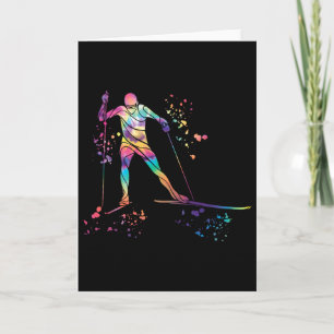 Cross Country Skier Nordic Xc Skiing _13  Card
