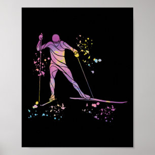Cross Country Skier Nordic Xc Skiing _6  Poster