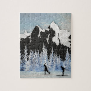 Cross Country Skiing Jigsaw Puzzle