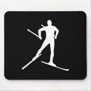 Cross Country Skiing Mouse Pad