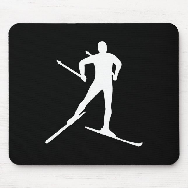 Cross Country Skiing  Mouse Pad (Front)