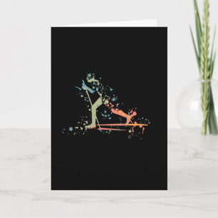 Cross Country Skiing Splash Card