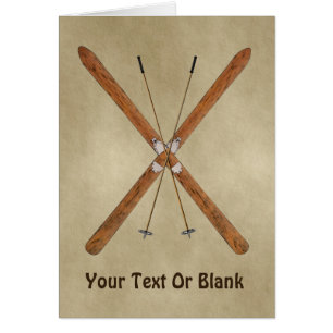 Cross-Country Skis And Poles