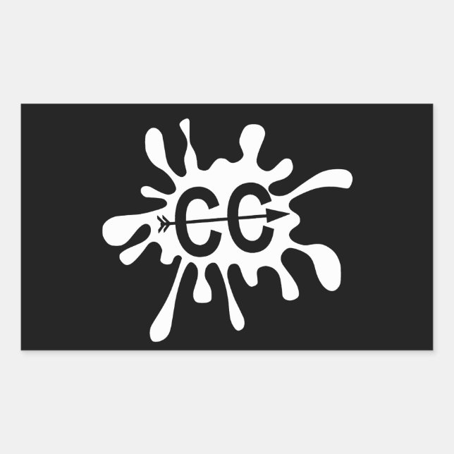 Cross Country Splatter Sticker (Front)