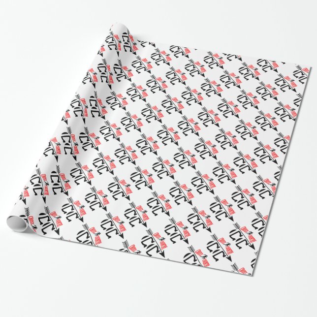 Cross country wrapping paper (Unrolled)