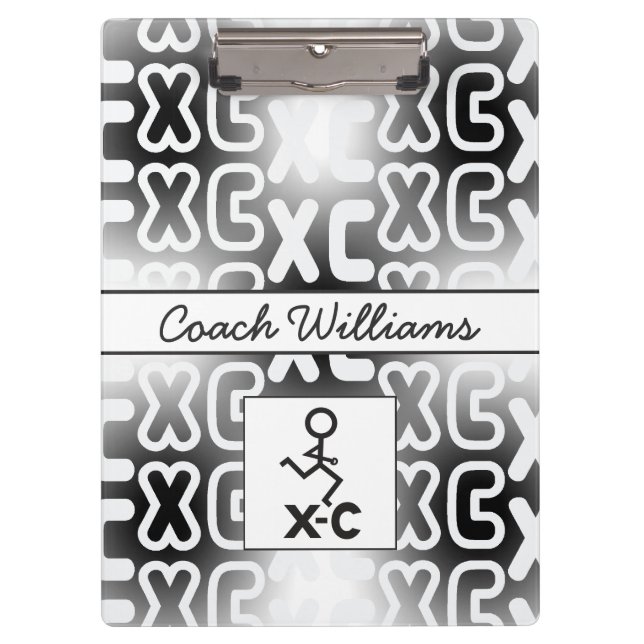 Cross Country XC Coach Clipboard (Front)