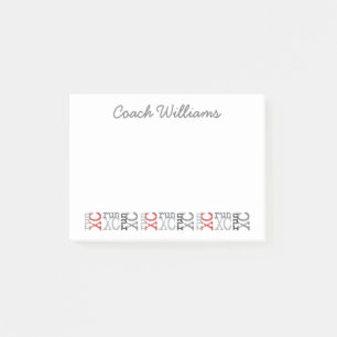 Cross Country XC Running Personalized Name Post-it Notes