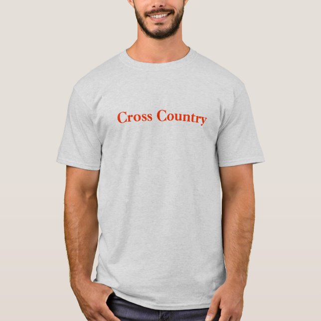 Cross Country- You get what you work for T-Shirt (Front)