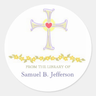 Cross Design Book labels