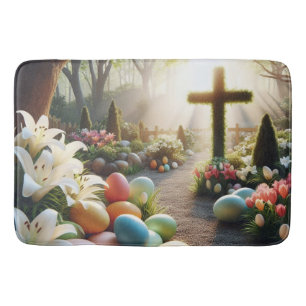 Cross/Easter egg/Lilly  Bath Mat