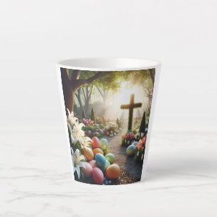 Cross/Easter egg/Lilly  Latte Mug