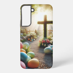 Cross/Easter egg/Lilly Samsung Galaxy Case