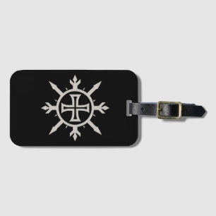 "Cross Emblem" Drawstring Backpack Luggage Tag
