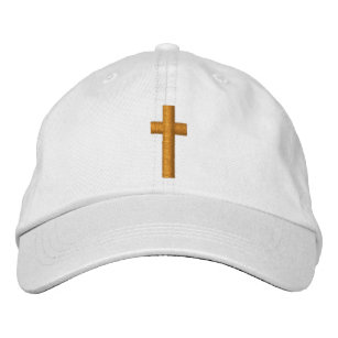 Cross Embroidered Hat