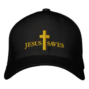 cross embroidered hat