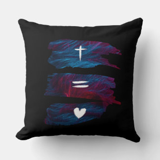 Cross Equals Love - Jeter des oreillers