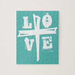CROSS et LOVE uniques   Jigsaw Puzzle
