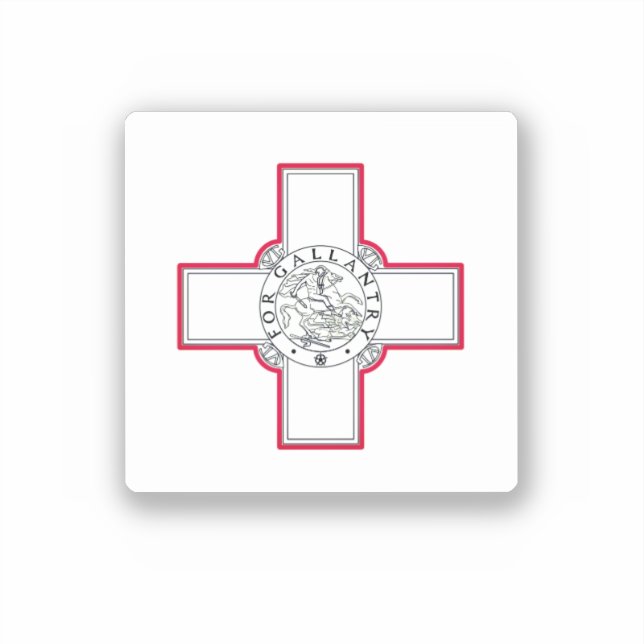 Cross from Flag of Malta (Front)