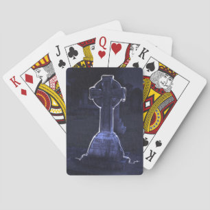 Cross Gravestone Playing Cards