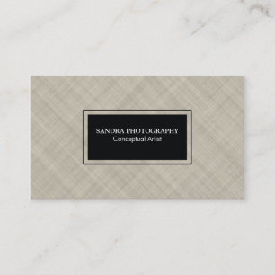Cross Hatching Texture Business Card