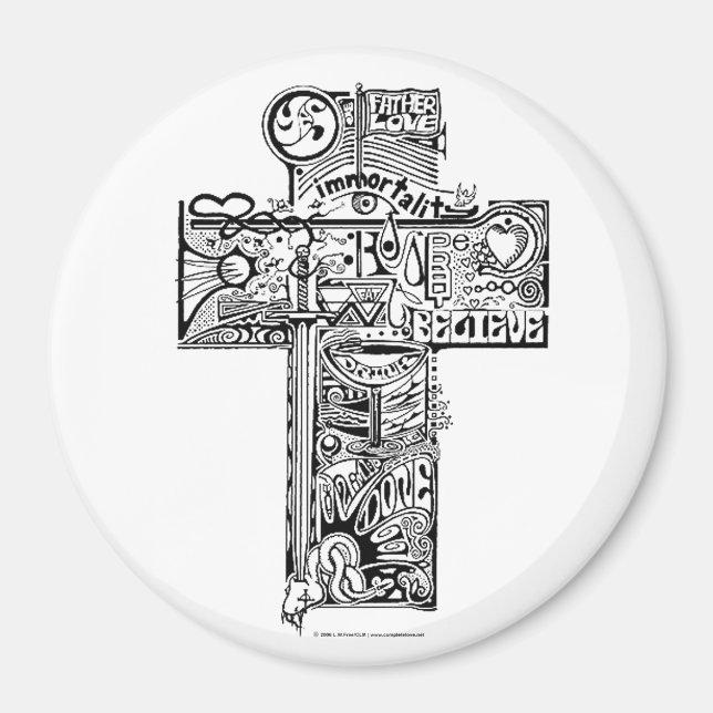 'Cross II' Magnet (Front)
