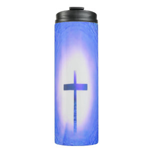 Cross Light Tunnel Christian Love Jesus Thermal Tumbler