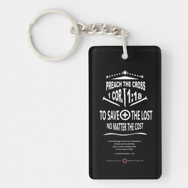 Cross Message Keychain (Front)