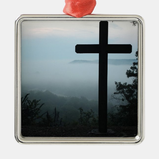cross metal ornament (Front)